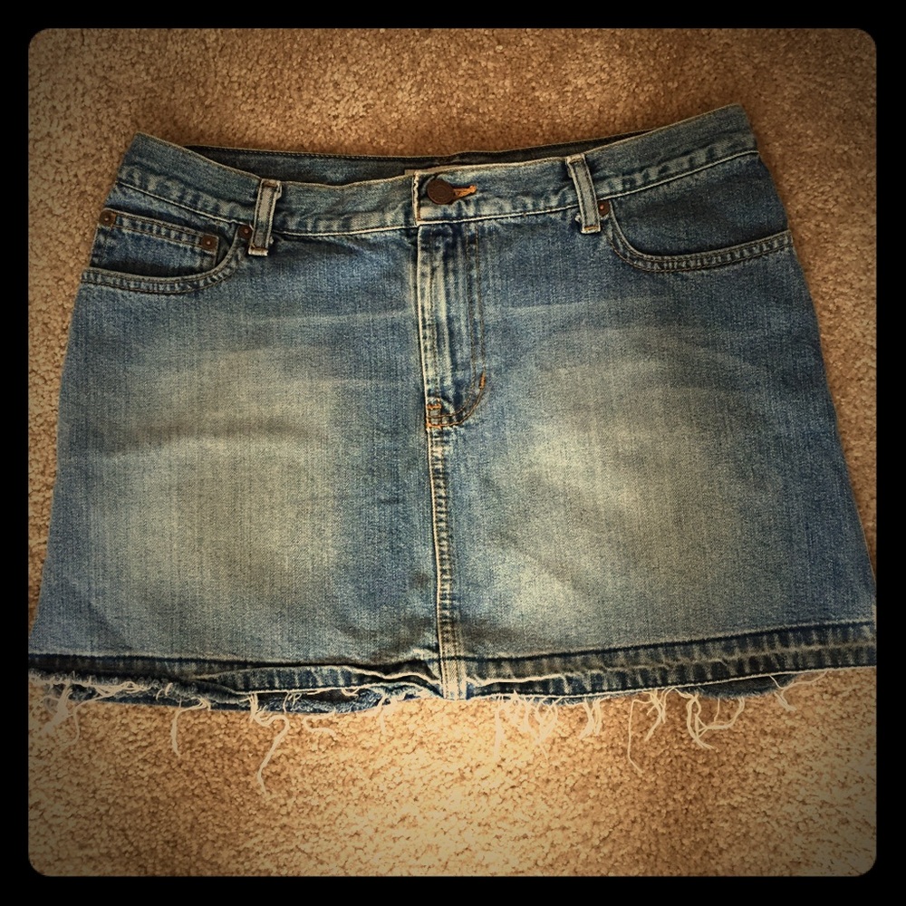 Abercrombie & Fitch Jean Skirt