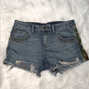 BDG Beaded Hi Rise Shorties