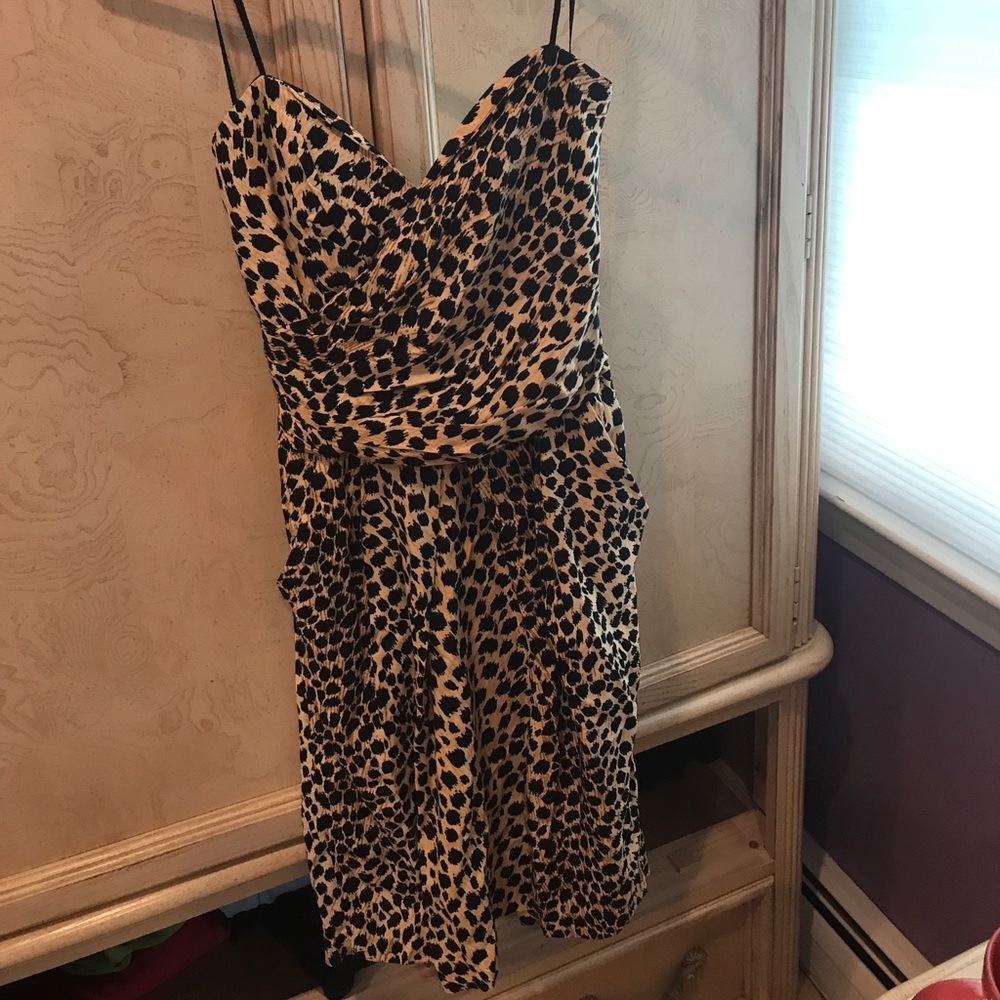 Vintage MODA INTL leopard print dress