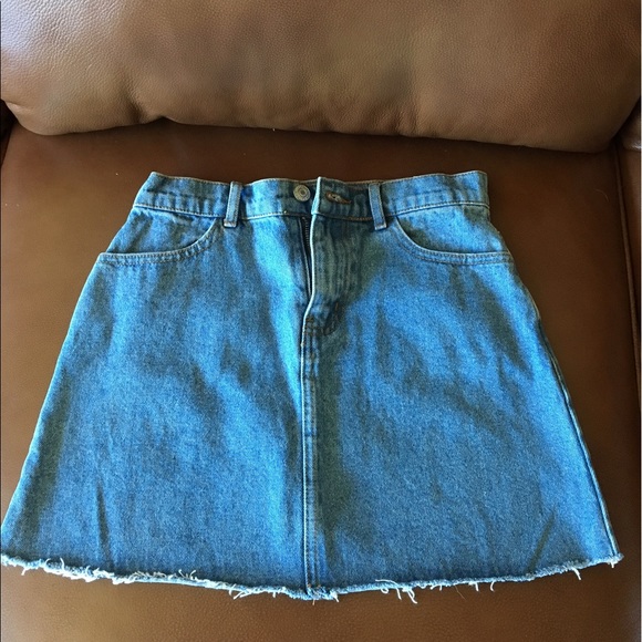 brandy melville juliette denim skirt