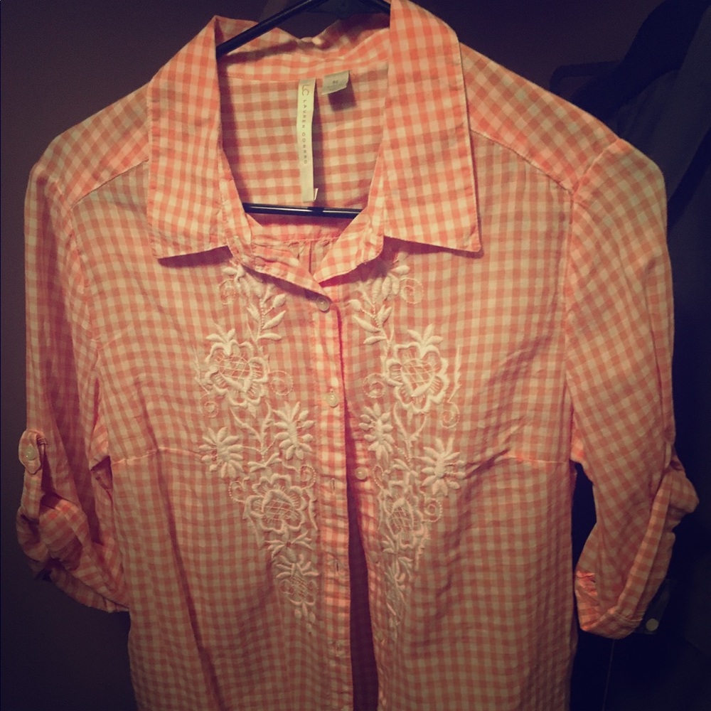 Lauren Conrad Button Up Blouse with Tags!