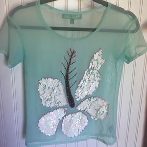 Letarte Sheer t shirt