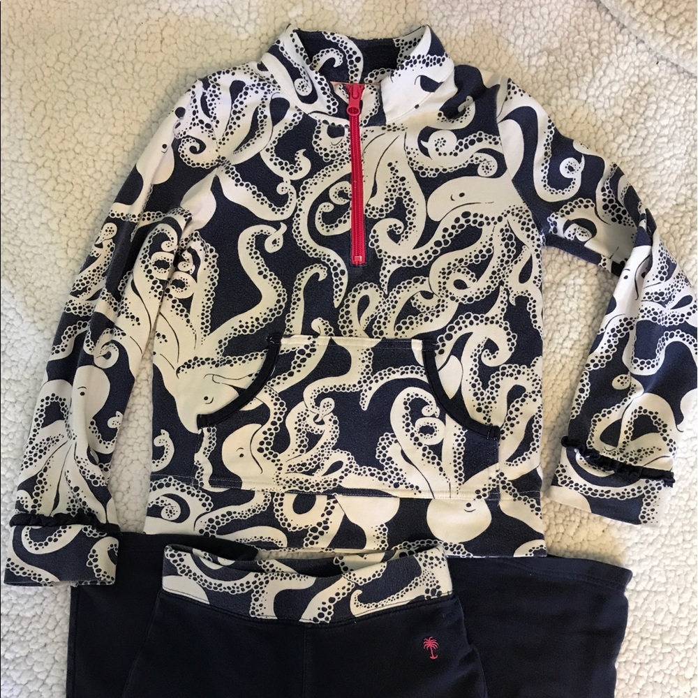 Lilly Pulitzer girl sweatshirt & legging set
