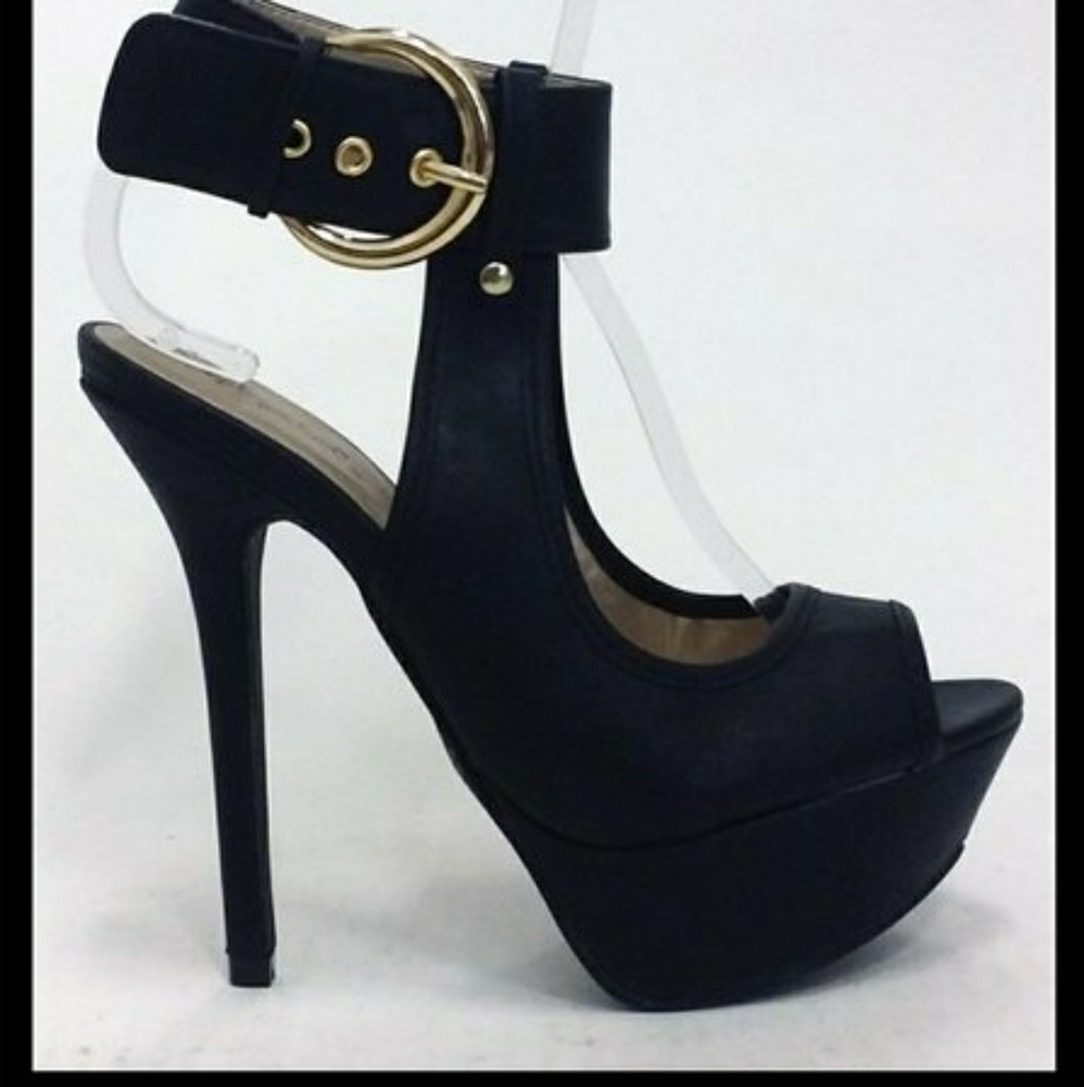 💥5-Stars❣Qupid Sassy Black Heels