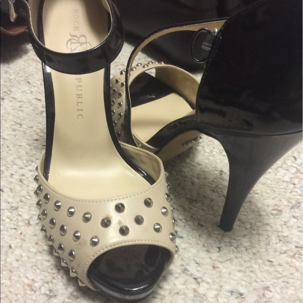 Studded heels