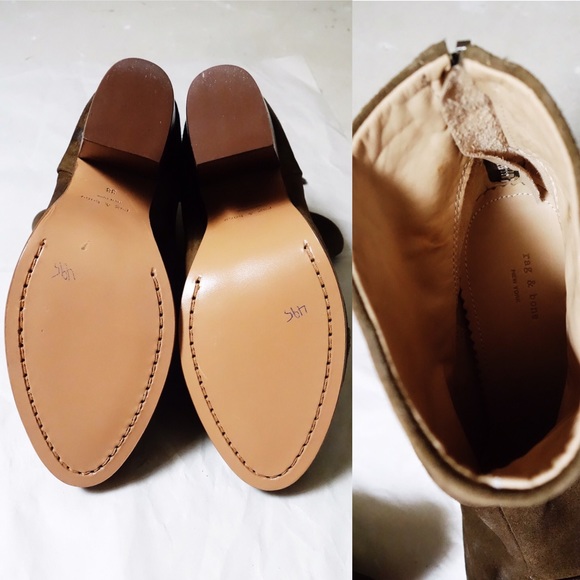 rag & bone Newbury in Mineral Suede size 38 - NWOB - Picture 5 of 8