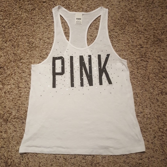 PINK Victoria's Secret Tops - PINK White tank top