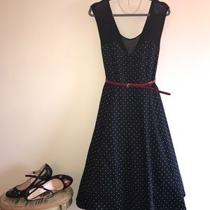 Torrid Retro Style Polka Dot Swing Dress