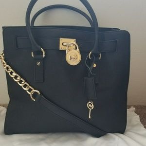 Michael Kors Black EW Hamilton Tote