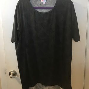 Small lularoe black and gray Irma