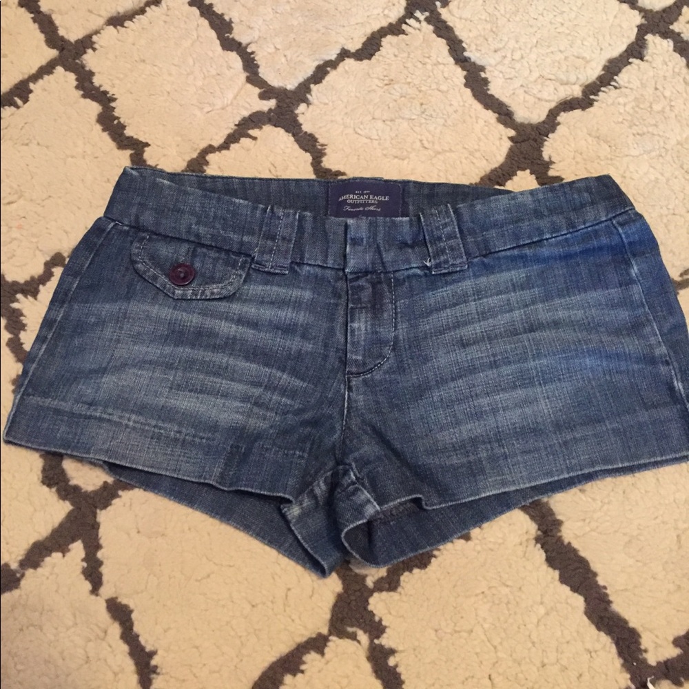 American Eagle Blue Jean Shorts