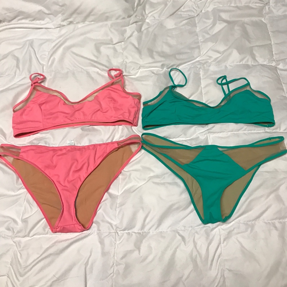 Mesh bikini combo!