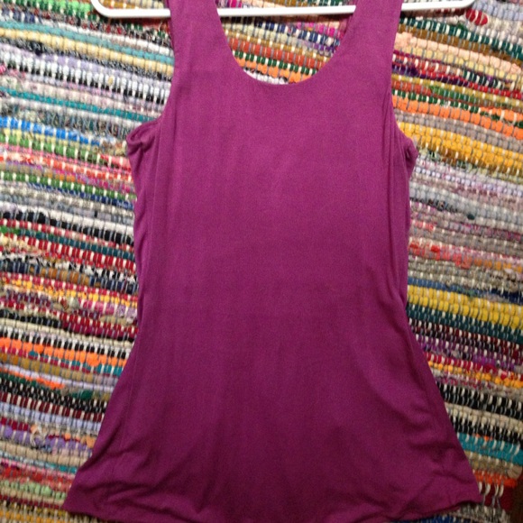 SKY FUCHSIA ROSE TOP M - Picture 5 of 8