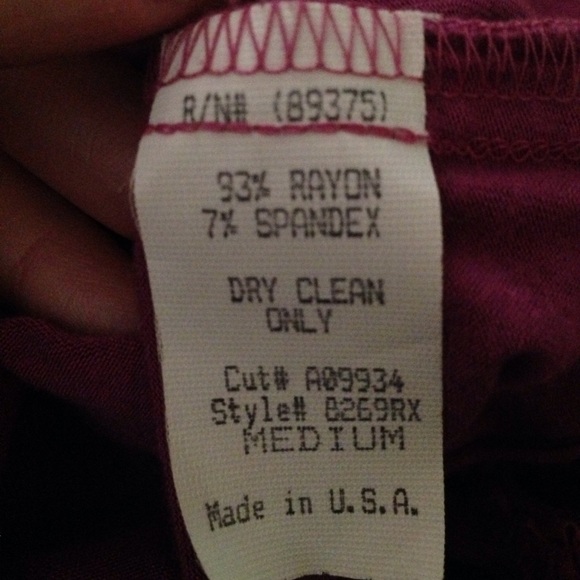 SKY FUCHSIA ROSE TOP M - Picture 8 of 8