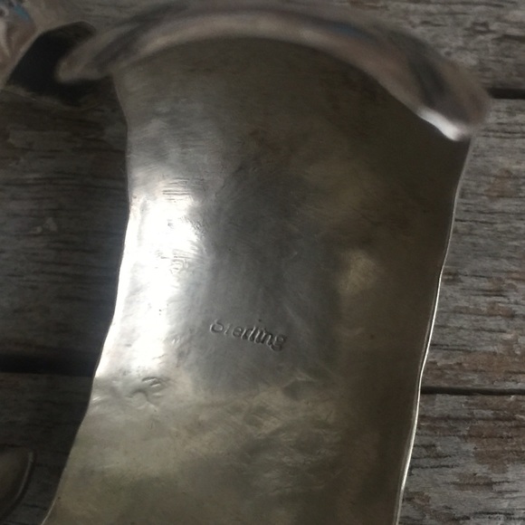 Southwestern/Native American Sterling Earrings - Picture 2 of 2