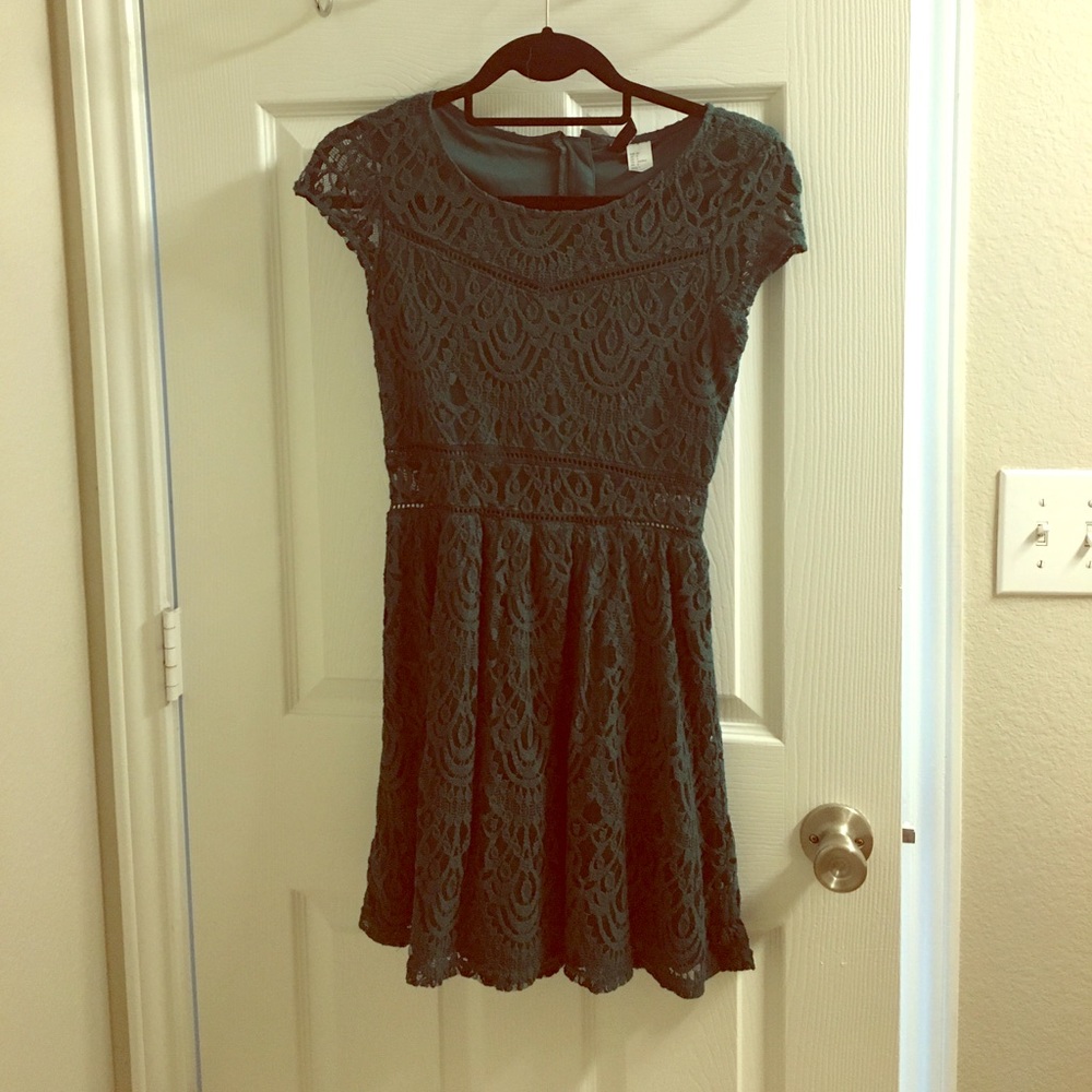 Forever 21 green formal dress!