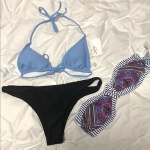 Super cute cheeky mismatched bikini set