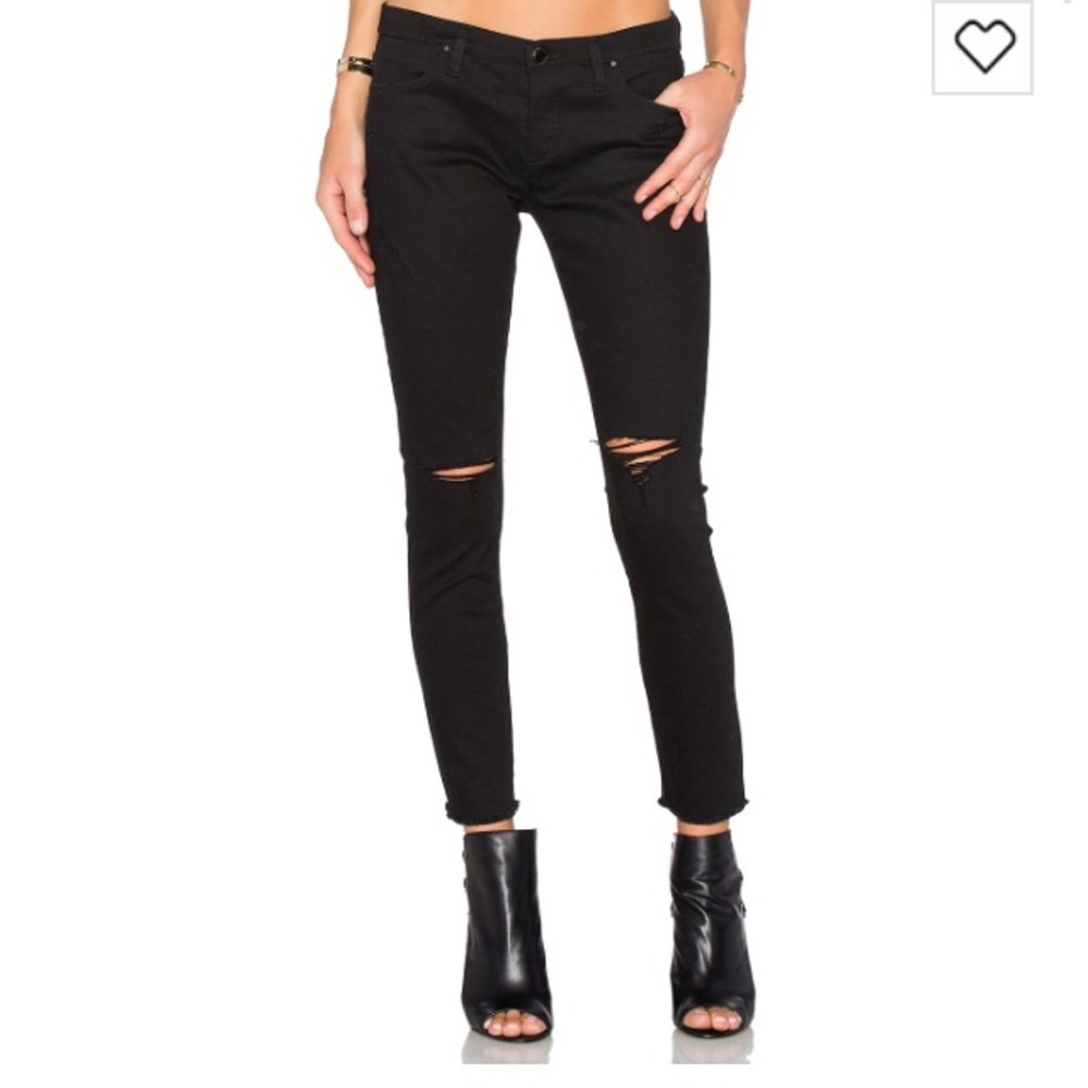 BLANK NYC distressed skinny denim in crazy train
