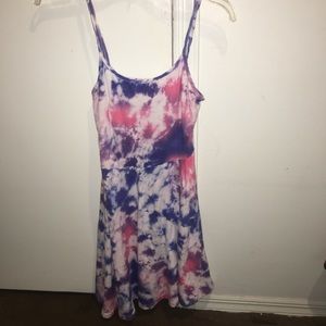 Multicolor tie die dress from cotton on