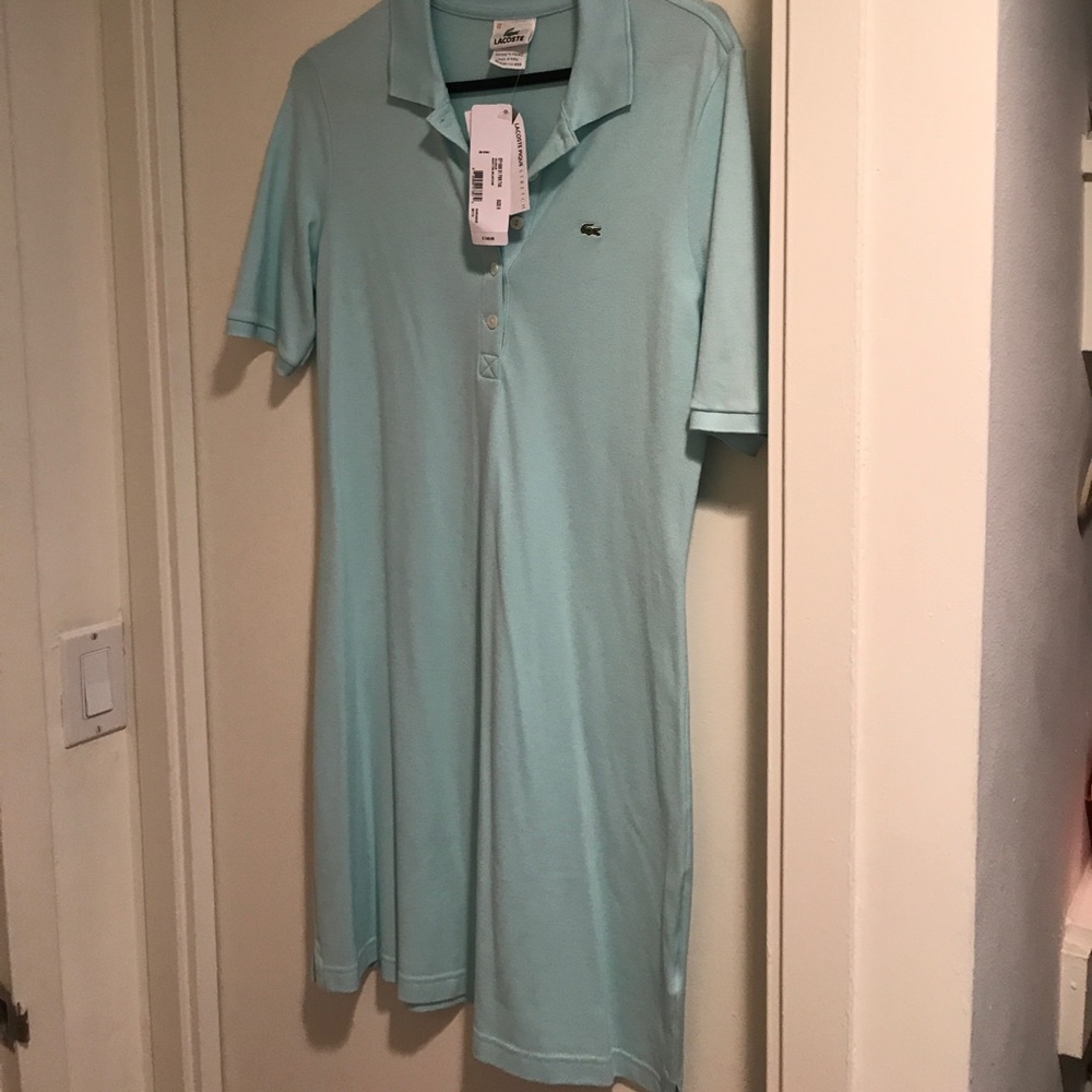 Lacoste baby blue dress