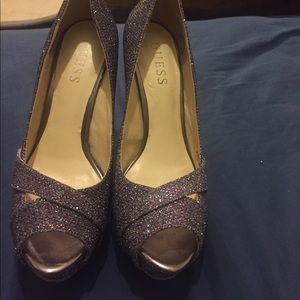 Guess sparkly heels