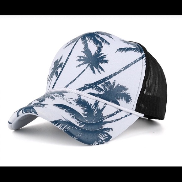Navy Palm Tree Hat 🌴🌸 - Picture 3 of 3