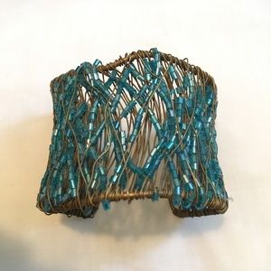 Beaded Wire Cuff