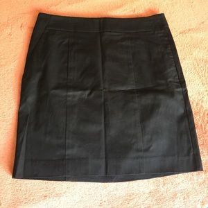 NWT Black Ann Taylor Madison Skirt Sz 6