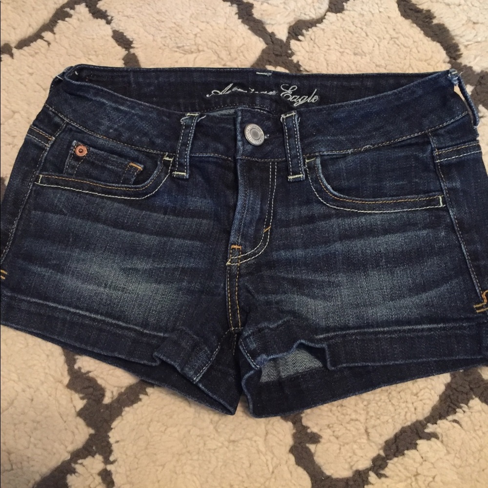 American Eagle Blue Jean Shorts