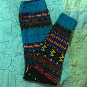 Lularoe leggings OS tribal pattern