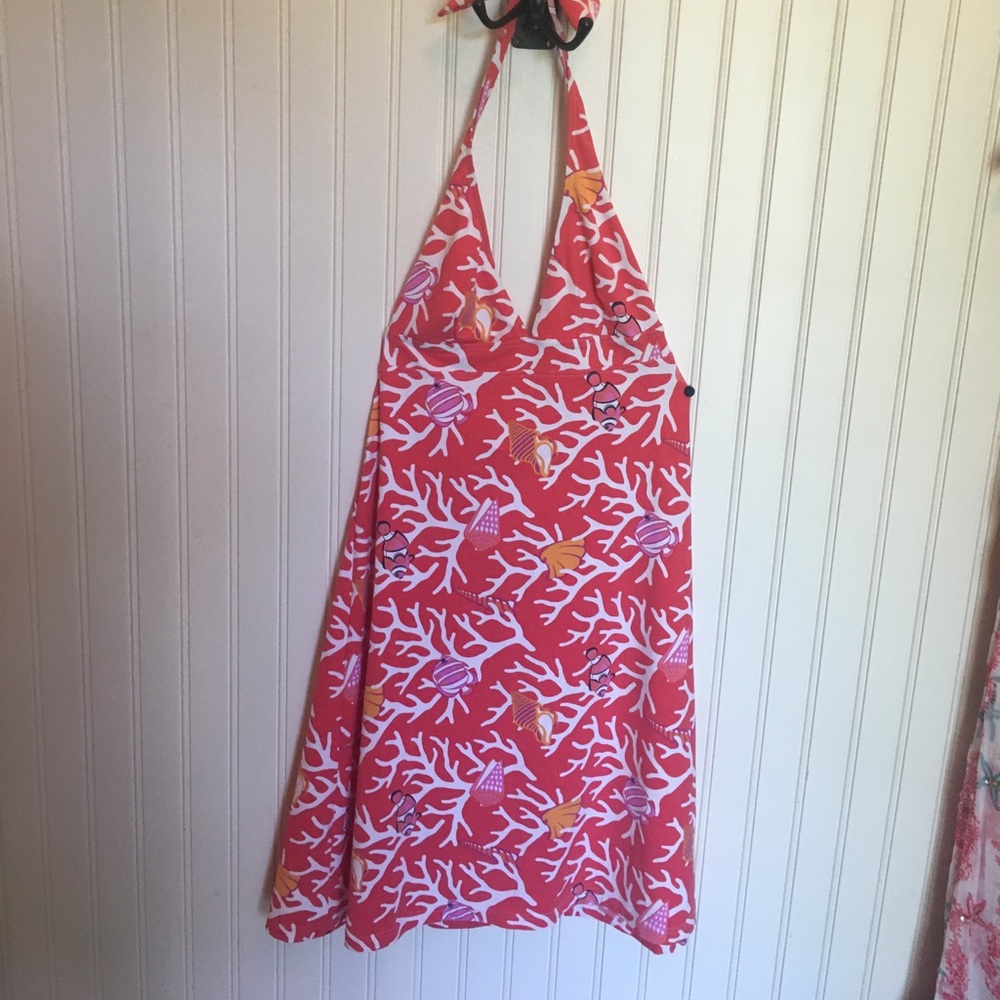 Manuel Canovas swimsuit cover up/halter dress