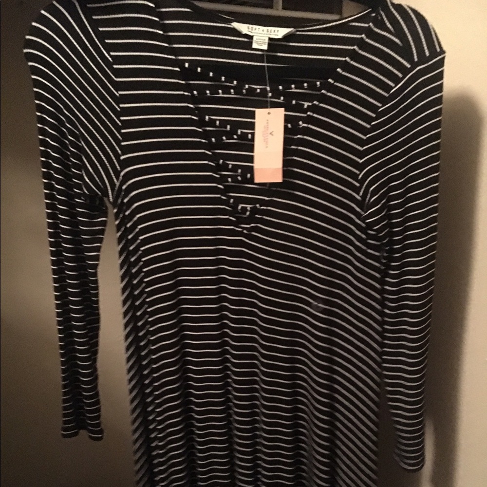 Long sleeve cotton dress from American Eagle