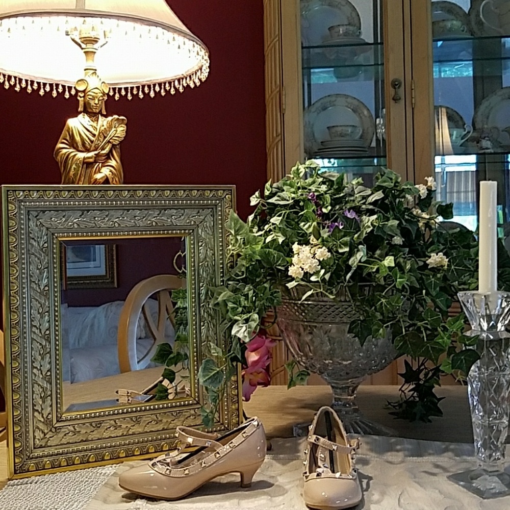 LUCKY TOP FLORA BEIGE MARY JANE GIRL'S  SHOES