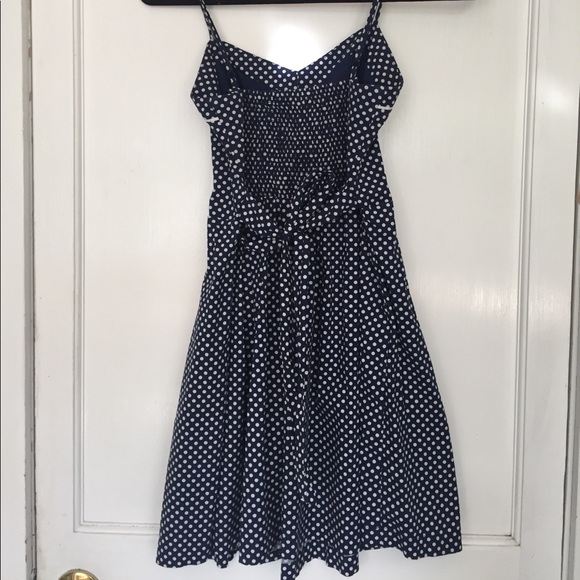 Navy/White Polka Dot Dress - Picture 2 of 2