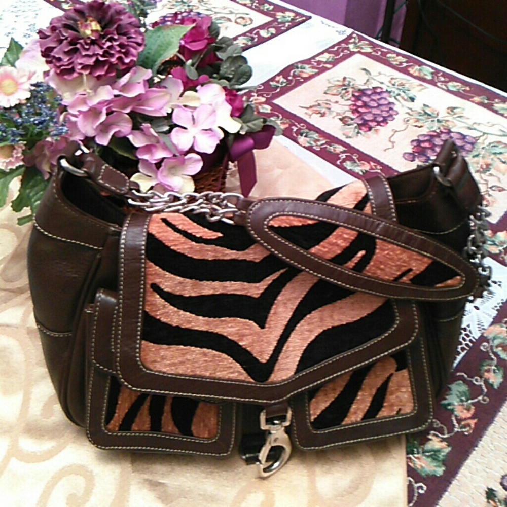 Dark Brown leather satchel