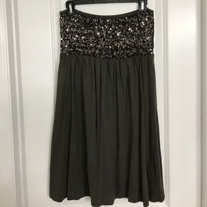 Victoria's Secret strapless sequin dress