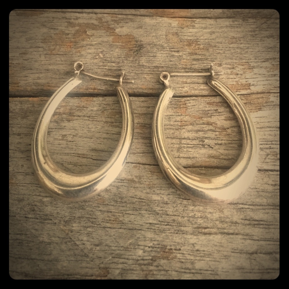 Sterling Silver Hoops