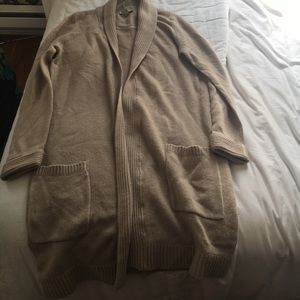 Burberry long sweater cardigan