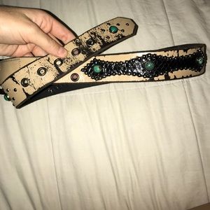 Handmade leather belt