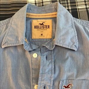 Hollister button up shirt.
