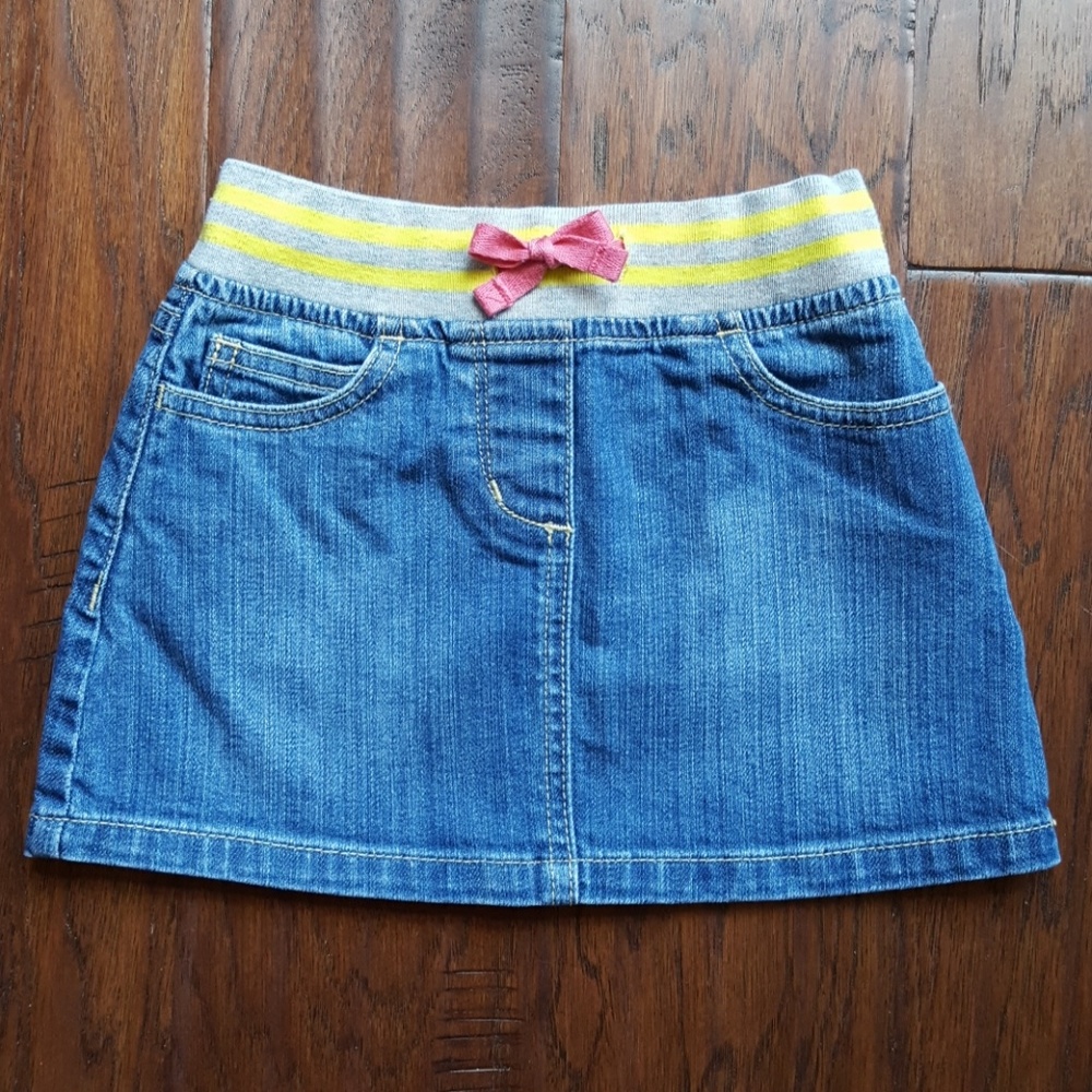 Never Worn! Mini Boden Heart Pocket Skirt 3-4Y