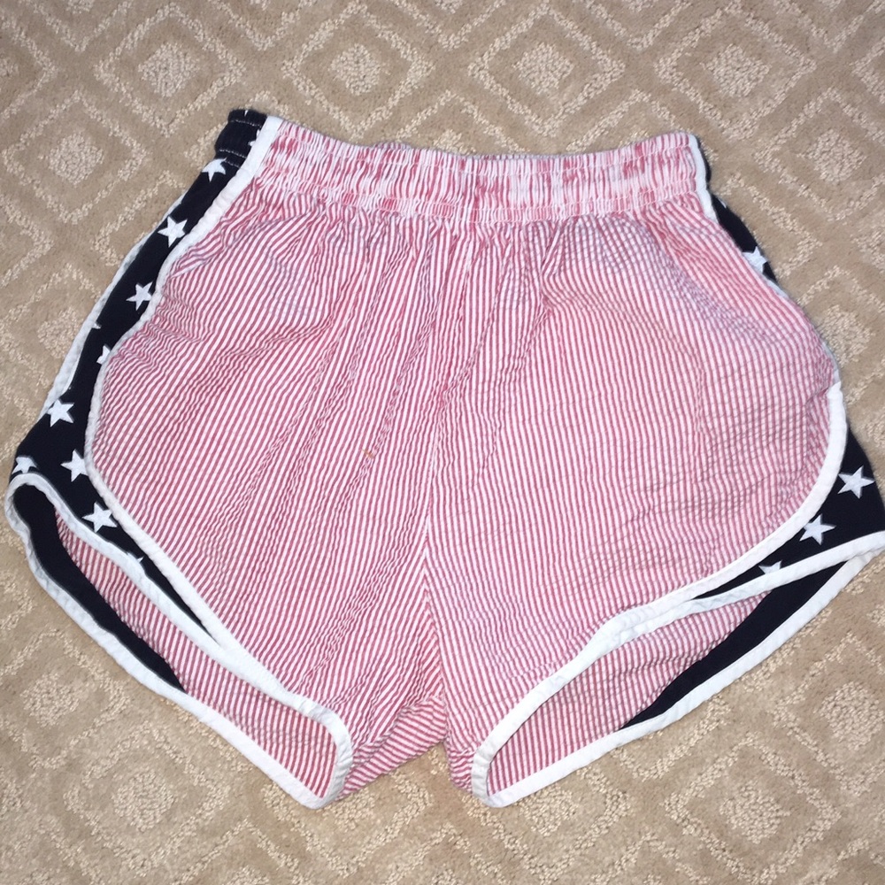 Women's Lauren James Shortie American Flag Shorts