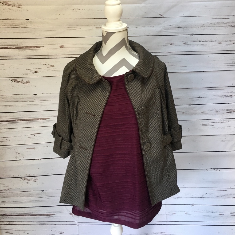 Loft Petite Trench Blazer/Jacket