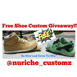Free Shoe Custom Giveaway