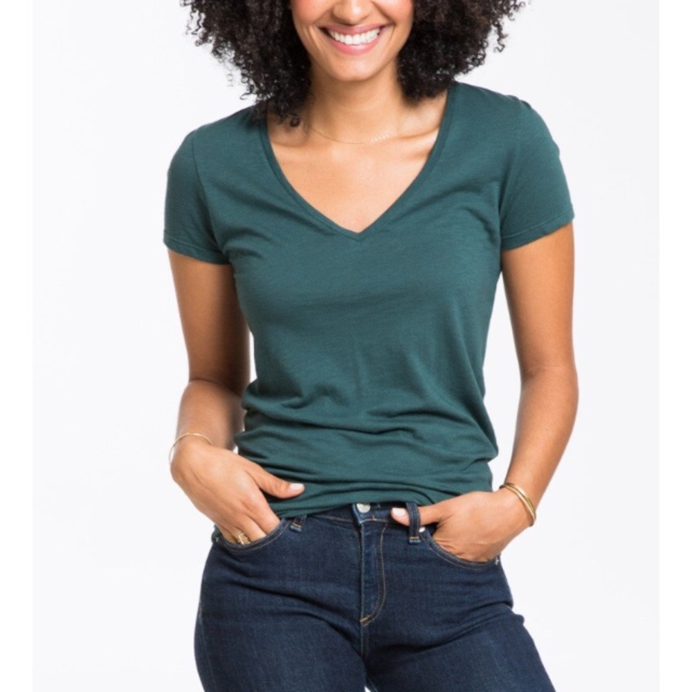 Marine Layer Slub V-neck tee