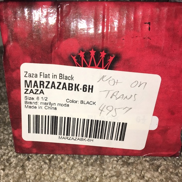 Black Bow tie Flat - Picture 8 of 8