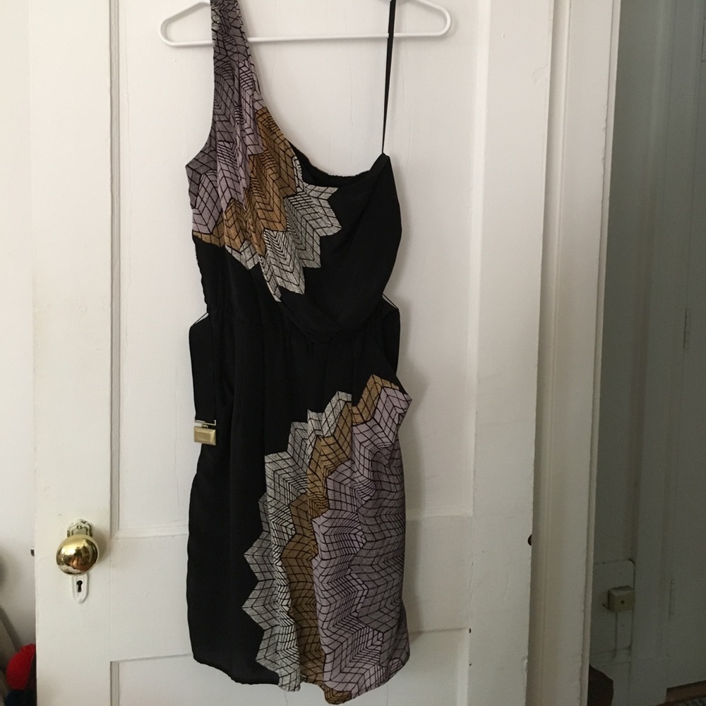 One shoulder BCBG Max Azria dress