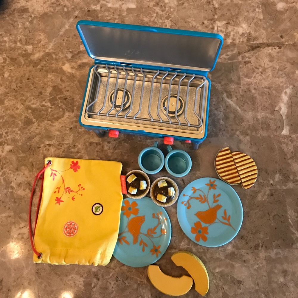American Girl grilling summer set