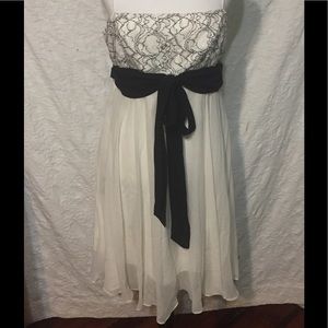 BCBG MaxAzria Silk Beaded Party Dress Size 8