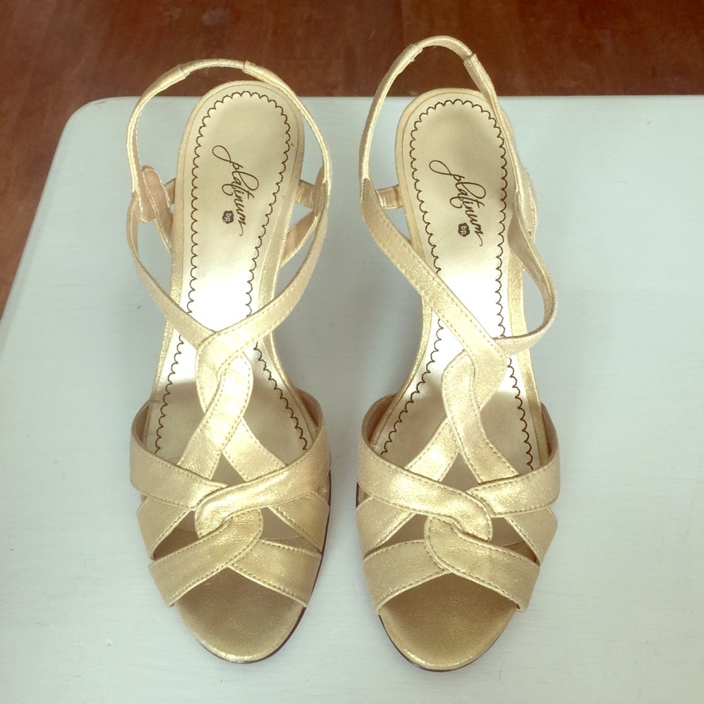 Nordstrom Platinum Empire-Lea 7.5 Gold
